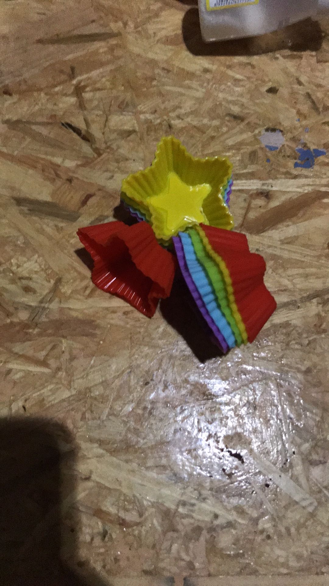 J2lokh591 Cetakan Puding Bintang &love Cetakan Silikon Kue Cupcake Muffin Ice Cube Cetakan Serbaguna