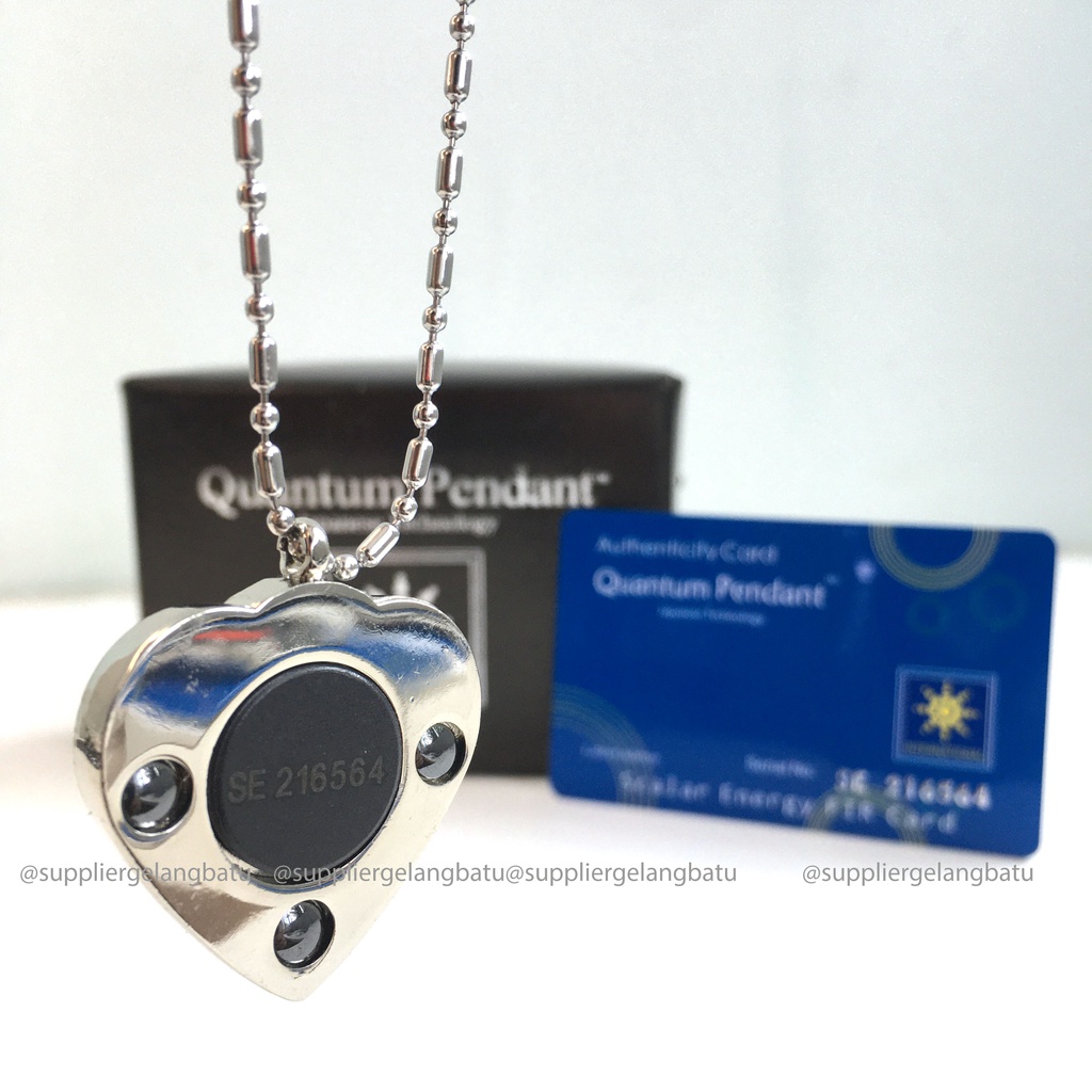 KALUNG KESEHATAN quantum Pendant LOVE HIJAU GERMANIUM bersertifikat