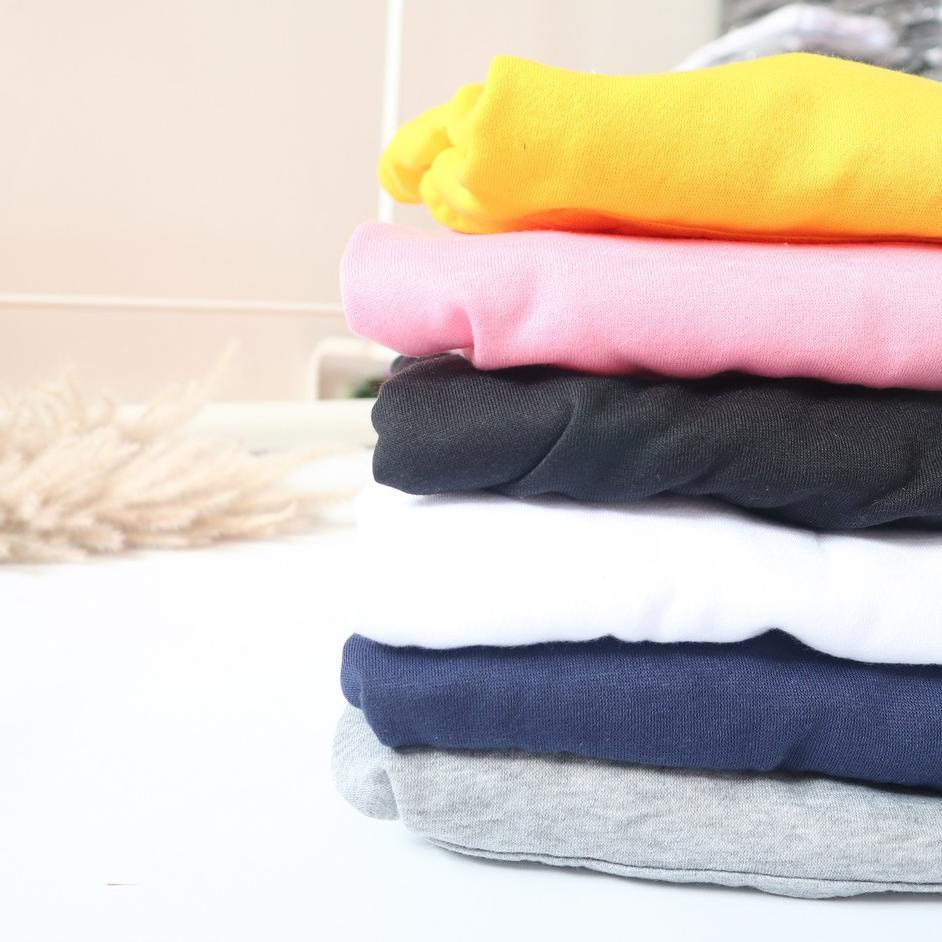 Recomend POKE8 - HOODIE JUMPER POLOS / SWEATER OUTER SPORTY / FLEECE 280 / FASHION KOREA PRIA WANITA