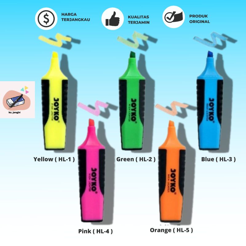 

Stabilo Joyko Highlighter Penanda Berwarna