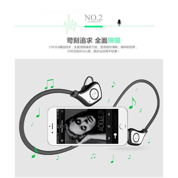 Original Baseus Musice Series Sports Bluetooth Headphone In-Ear HD Wireless Headset