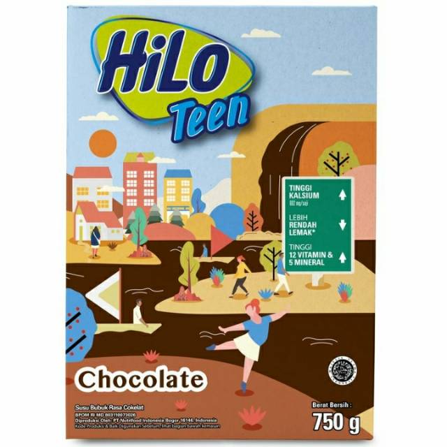 

Hilo Teen Susu Bubuk HI-Calcium Chocolate / vanila 750g