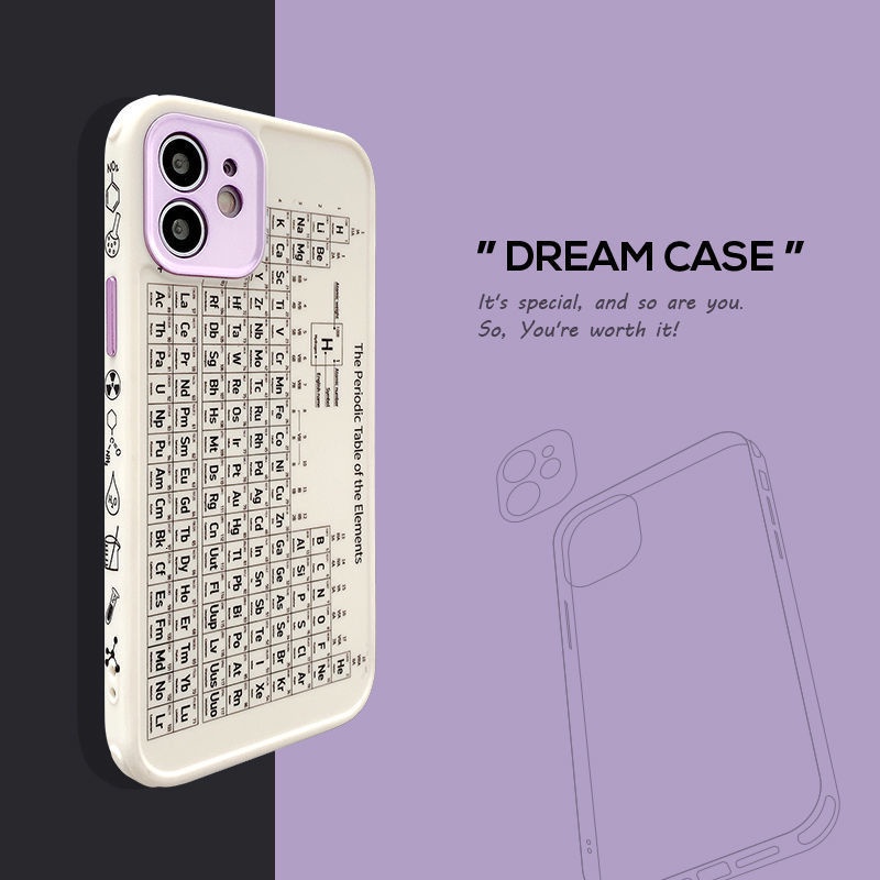 Soft Case Motif Tabel Periodik Element Kimia Anti Jatuh Untuk Iphone 11 11promax 7 8plus Se X Xs Xr 12 12pro Max Yszq