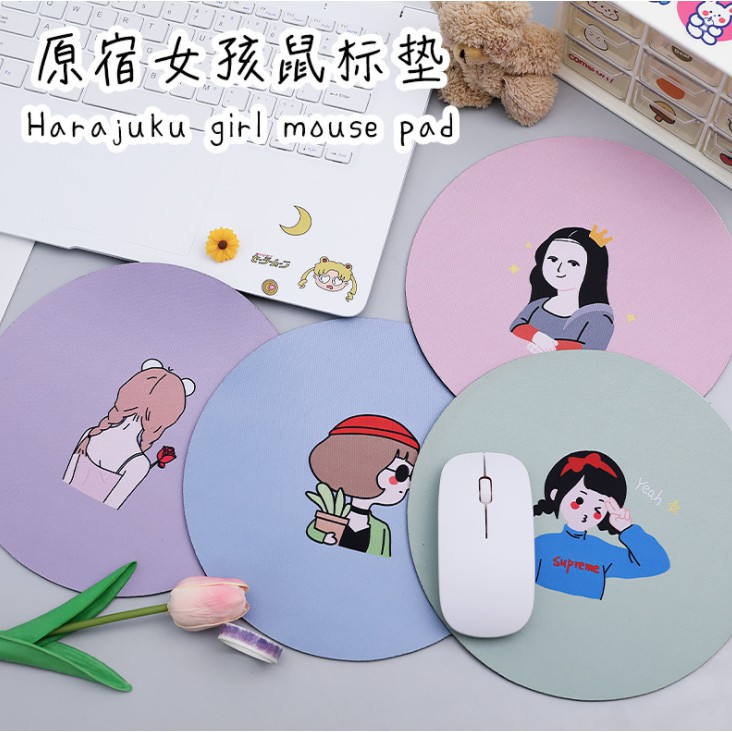 J2 - Mousepad kartun student Alas Mouse / Tatakan Mouse lentur-5