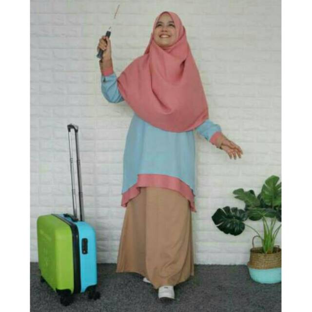Rinnai Dress by Goldyna| Baju Muslimah| Gamis Murah