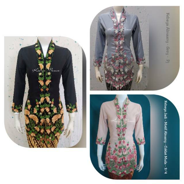 Kebaya Encim. Kebaya Encim Modern. Kebaya  Kerja. Kebaya Bordir. Kebaya Jadi. Kebaya Almany