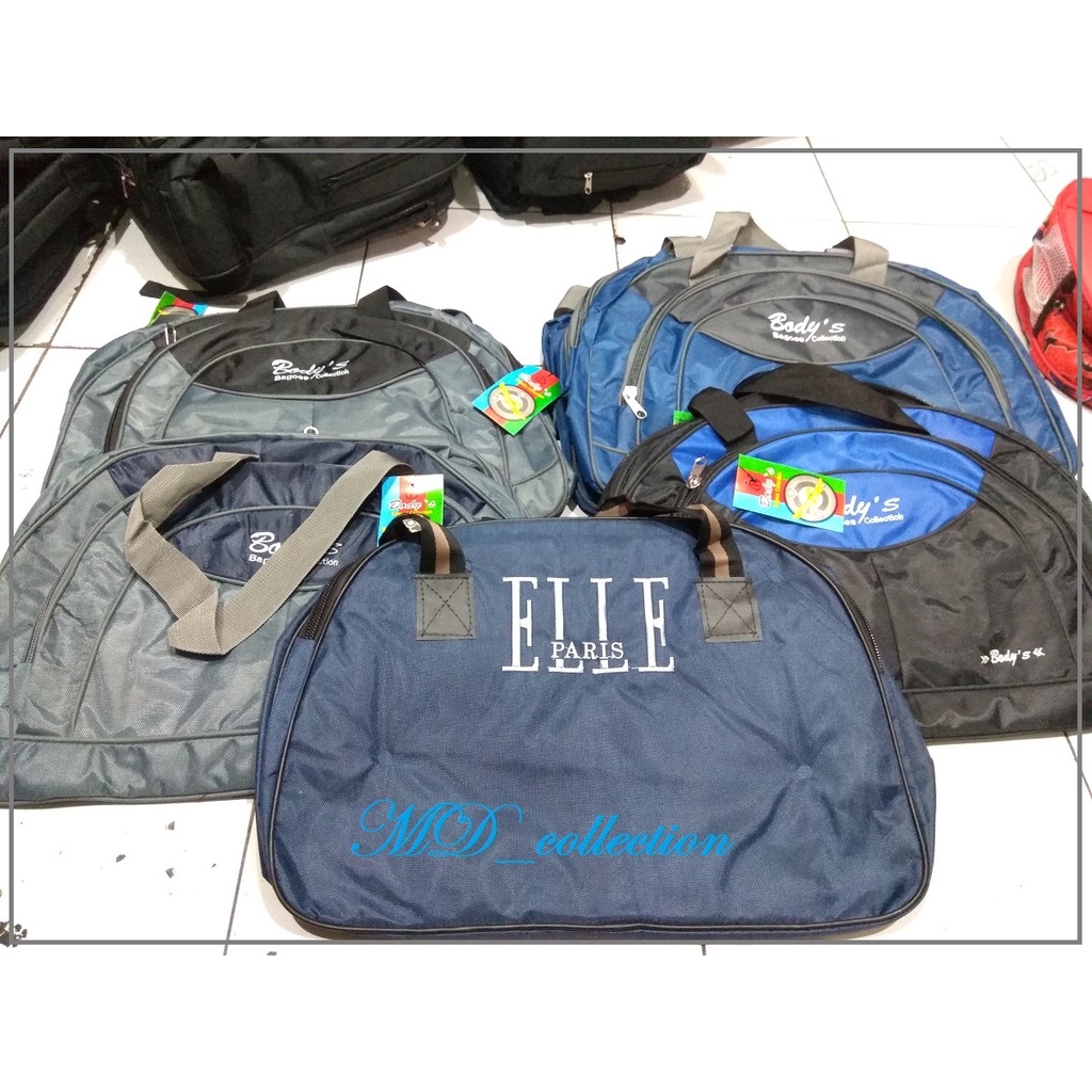 2021   Tas Pakaian ELLE PARIS JUMBO SIZE / Tas Baju / Tas Jalan Jalan / Tas Mudik / Tas Travel / Tas