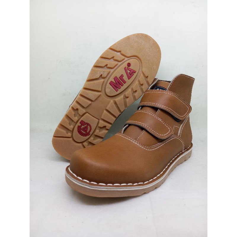 Sepatu boots Mr.LA kulit asli original 4004