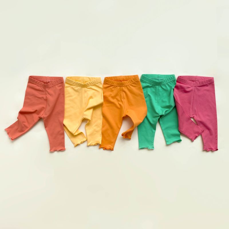 BOHOPANNA - LEGGING RUFFLE GIRL - LEGGING ANAK PEREMPUAN - CELANA ANAK - LEGGING BAYI