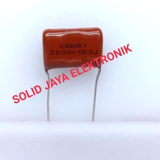 F08T CAPASITOR MILAR 153 J 2000V KAPASITOR MYLAR 15N 15 N 153J 2KV 15 NANO 2000 V KAPASITOR MILAR .