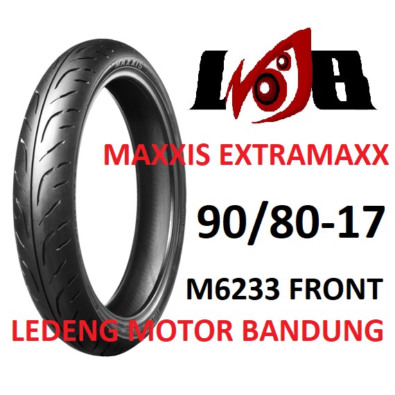 Maxxis 90/80-17 Extramaxx M6233 Front Ban Motor Tubeless Depan