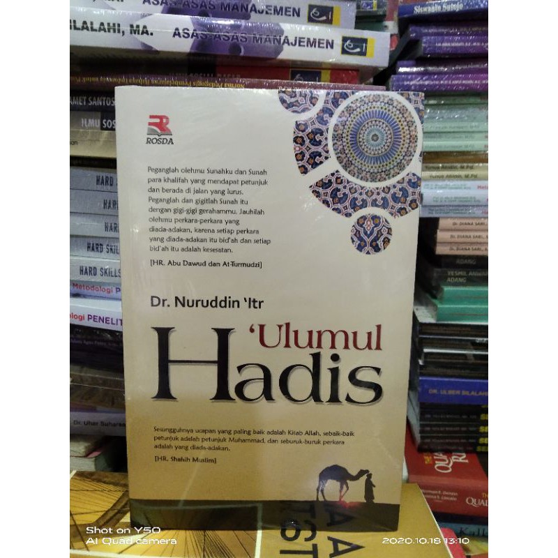 Jual Buku Ulumul Hadis Karangan Dr Nuruddin Rosda Original Shopee