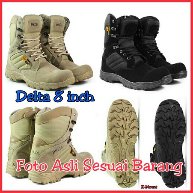 SEPATU GUNUNG PDL SAFETY BOOTS Touring Hiking Camping 6 8 inch