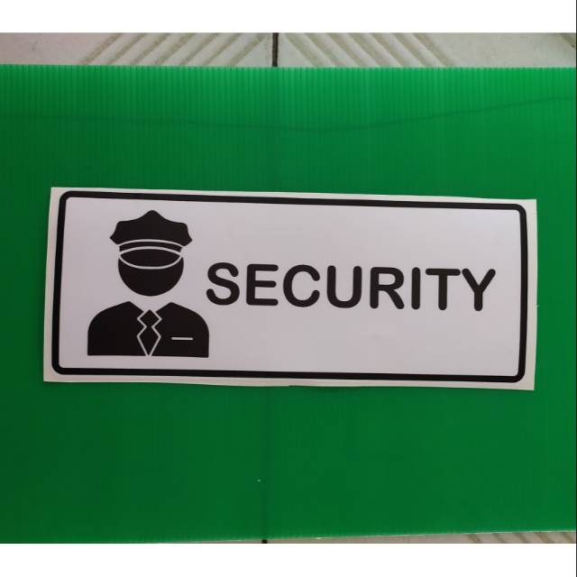 

Stiker TANDA SECURITY