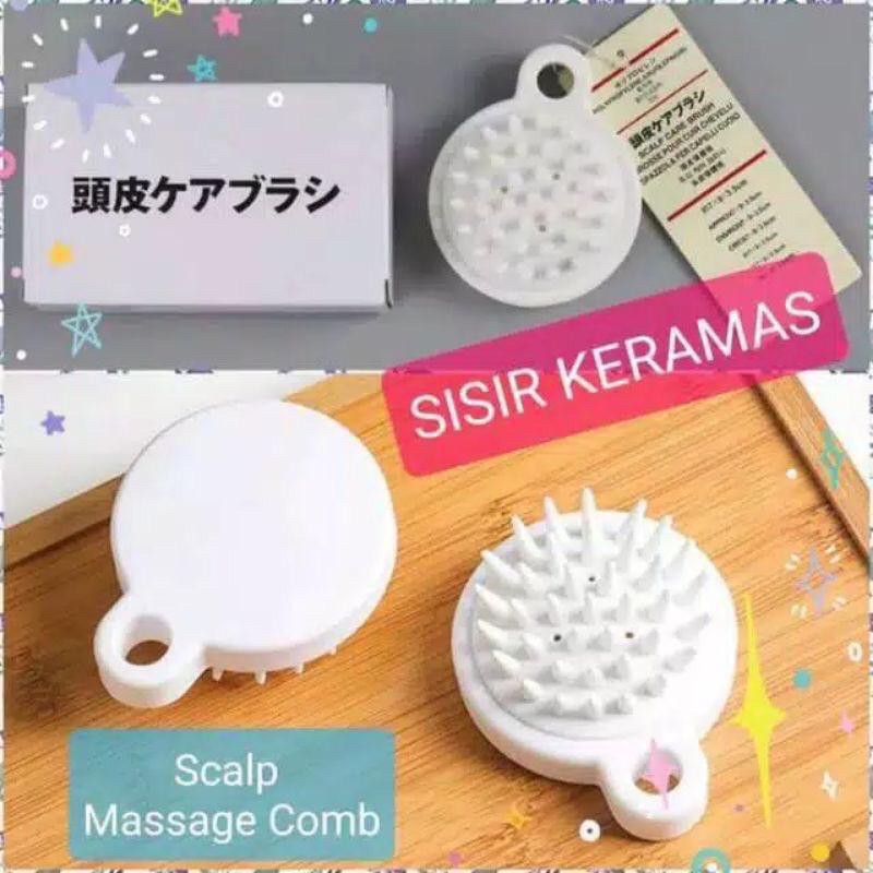 Sikat kulit kepala / sikat keramas hair massage anti rontok 00083