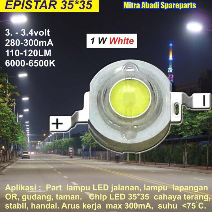 HPL 1W / HIGH POWER LED 1 WATT EPISTAR WHITE
