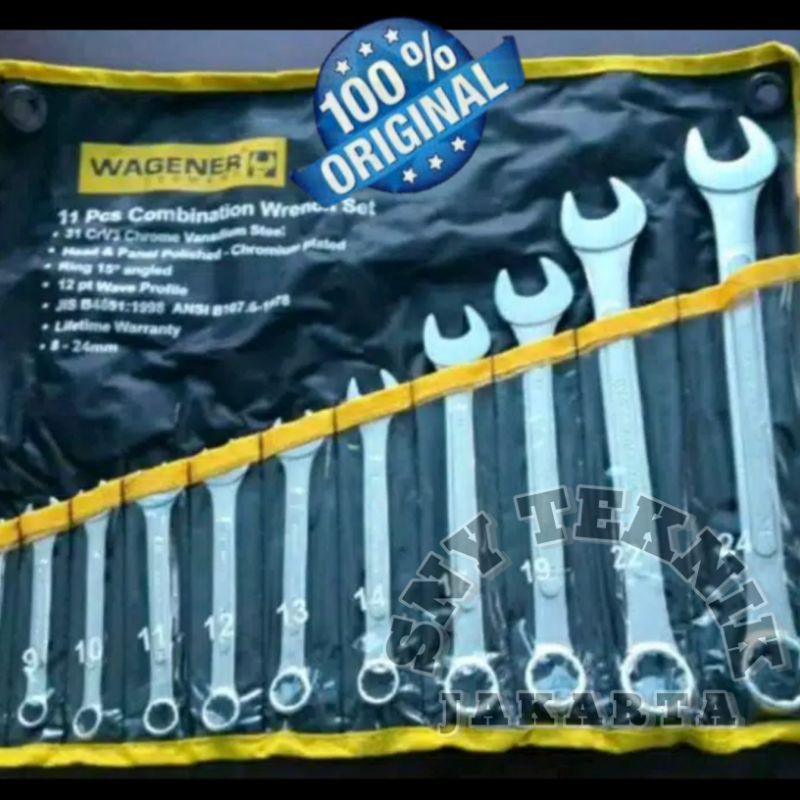 Kunci RING PAS Set 11 Pcs - WAGENER GERMANY