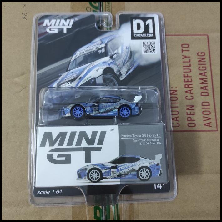 Mini Gt 233 Chase Car Pandem Toyota Gr Supra Team Toyo Tires Drift D1