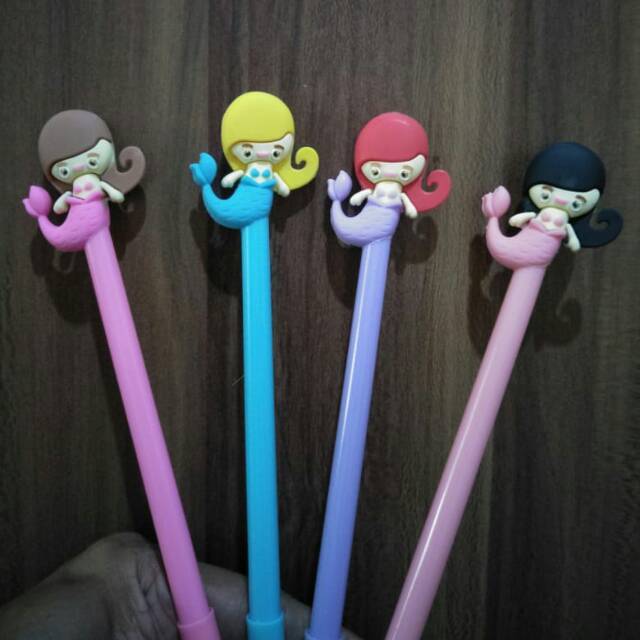 

Pulpen unik/pulpen gel karakter duyung(1)