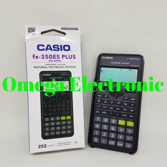 

diskon" Casio Calculator Scientific FX 350 ES PLUS - Kalkulator Casio Sekolah Kuliah FX-350ES PLUS