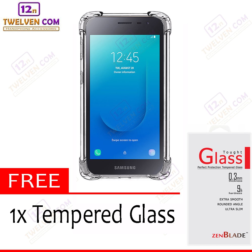 Case Anti Shock Anti Crack Softcase Samsung J2 Core - Free Tempered Glass