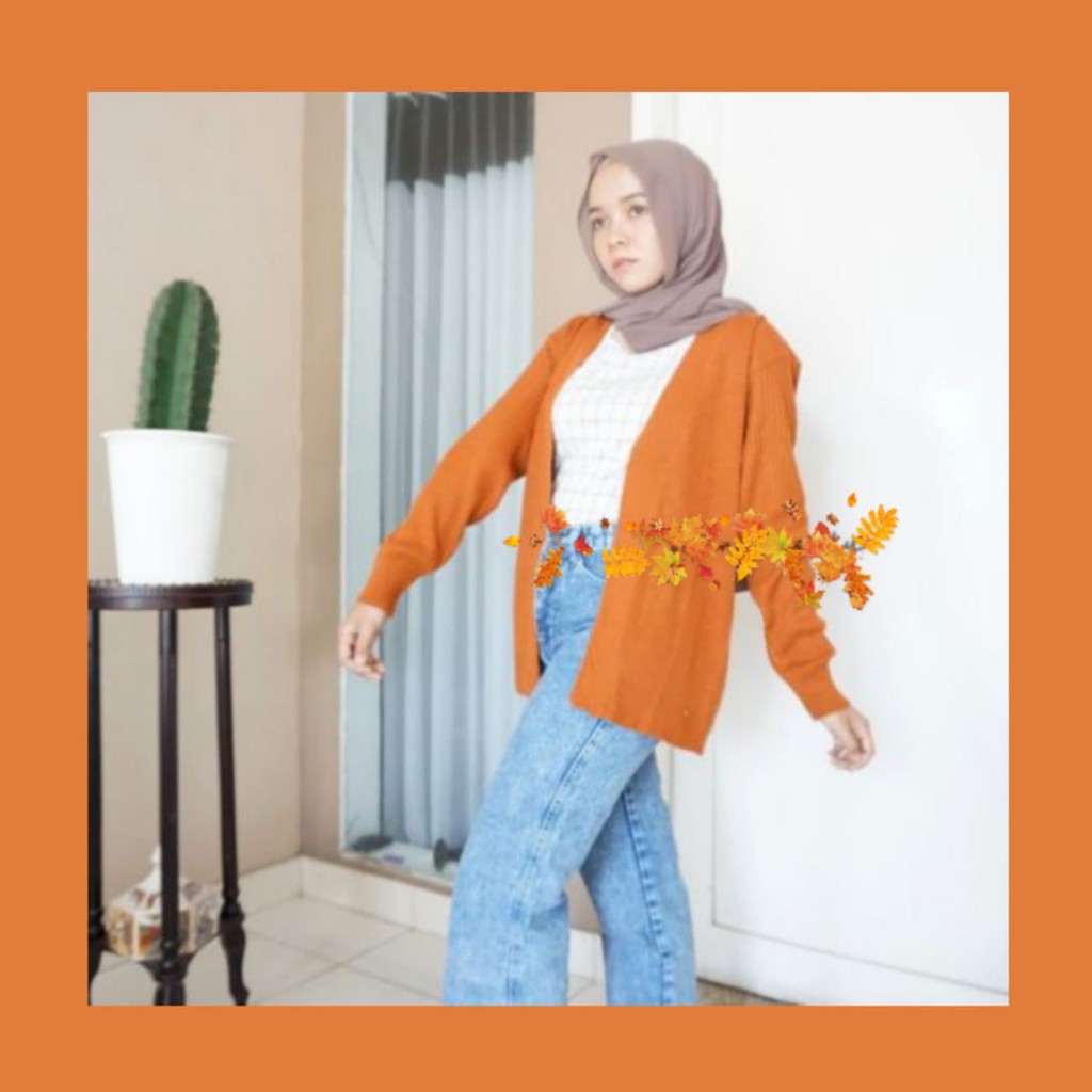 Outer rajut/ breskha knit cardi/ best cardi musim dingin