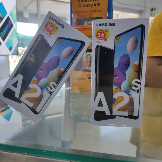 Samsung A21s 6Gb/128 Gb garansi Resmi Sein