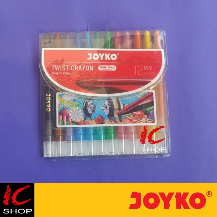 

Crayon Putar JOYKO 12Warna / Twist Crayon