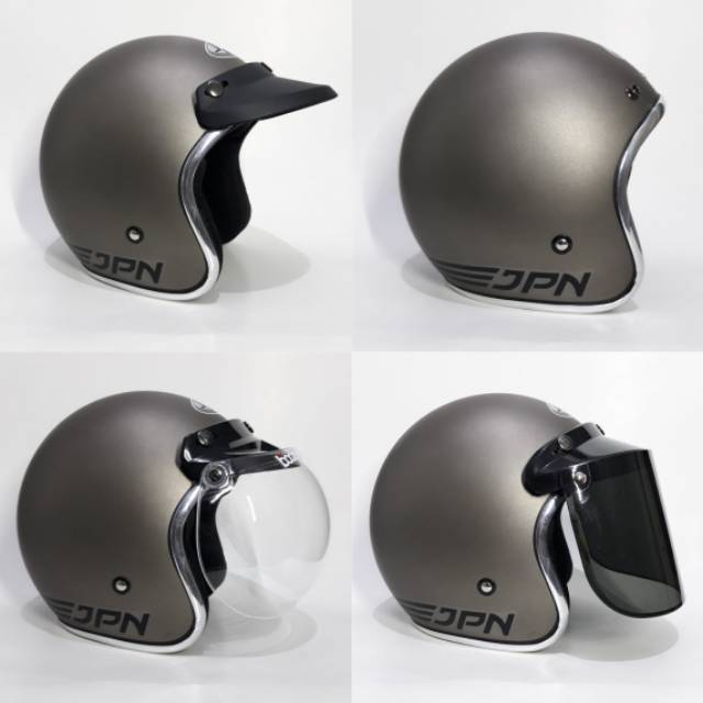 Helm bogo jpn list chrome granito doff