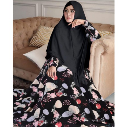 Baju Gamis Muslim Terbaru 2020 2021 Model Baju Pesta Wanita kekinian Bahan Monalisa Kondangan remaja