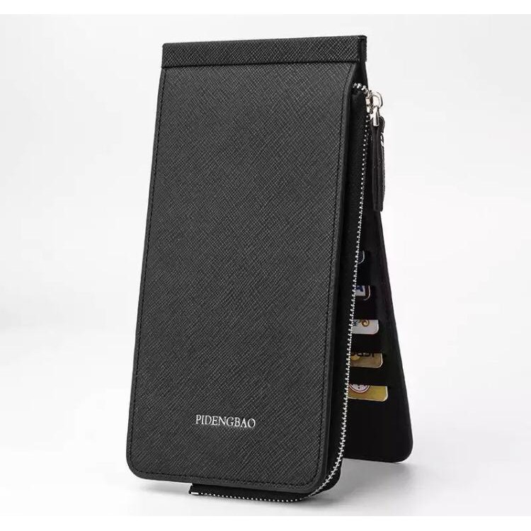Dompet pria wanita import 26 slot kartu Import AEH18-BLACK