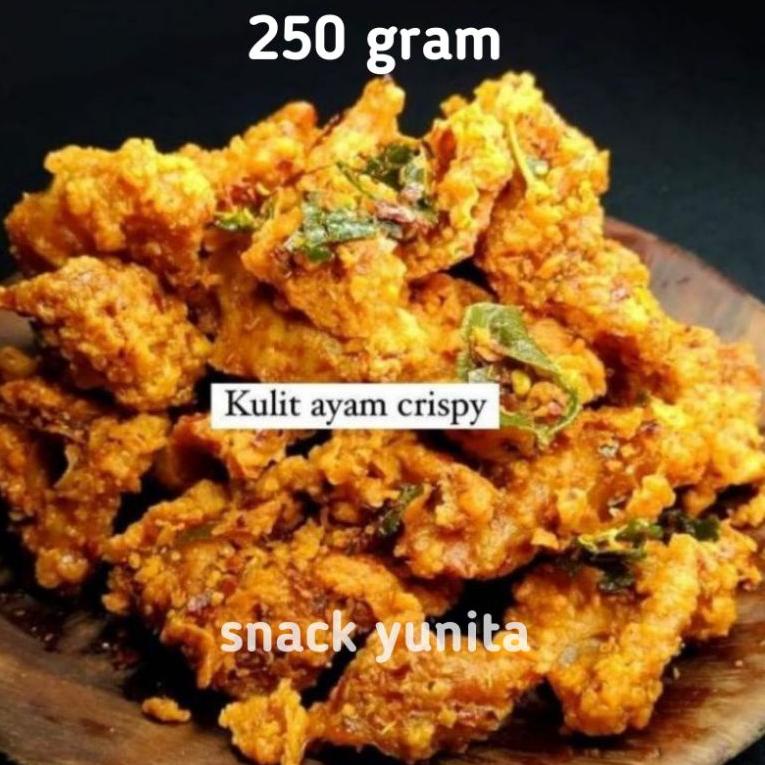 

Terlaris keripik kulit crispy pedas daun jeruk 250 gram ㊫