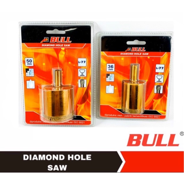 Bull 3mm Mata Bor Granit Kaca Marmer