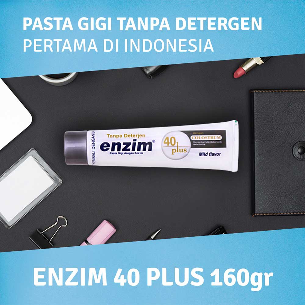 Enzim 40 Plus 160gr - Pasta Gigi Enzim 40+ Colostrum