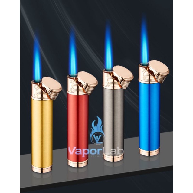 mancis korek api bulat polos bara las gas torch lighter untuk promosi