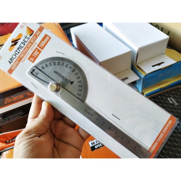 

MURAH Busur Derajat Combi Penggaris Stainless Protractor Alat Ukur Sudut Alat ukur baya