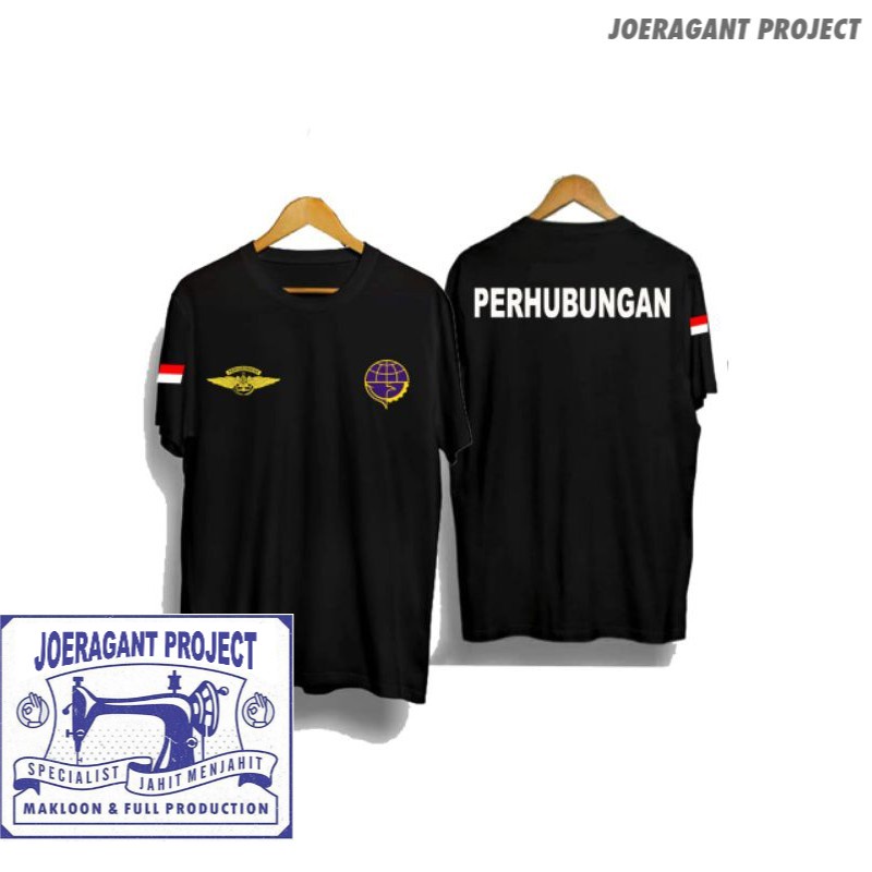 TSHIRT/BAJU/KAOS/ DINAS PERHUBUNGAN/DISHUB/Pilih Warna Hitam 1-4 -JP