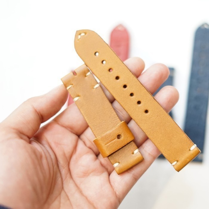 Strap Leather Tali Kulit Jam Tangan 20mm Genuine Leather Original