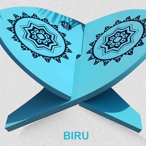 

Lekar Al-Qur'an | Meja Al-Qur'an | Tatakan Lipat Al-Quran Warna BIRU