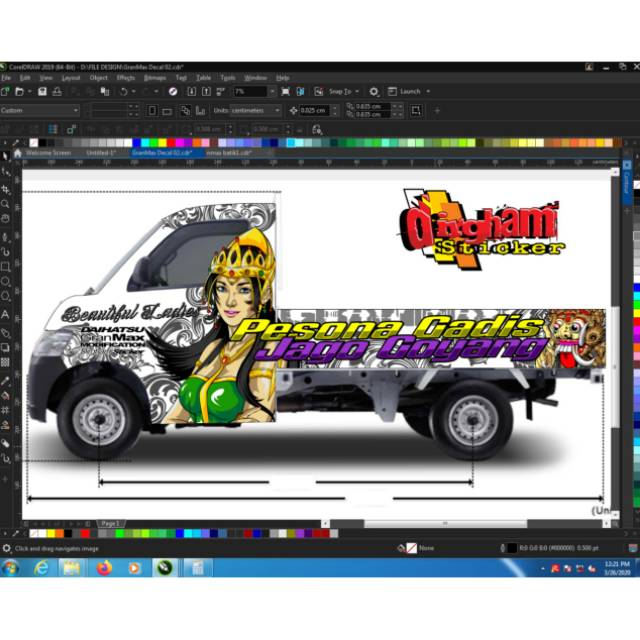 Decal sticker GranMax