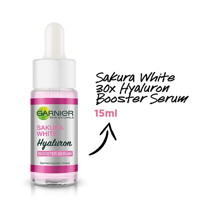Garnier Sakura White Hyaluron 30X Booster Serum-HYALURON 15ml