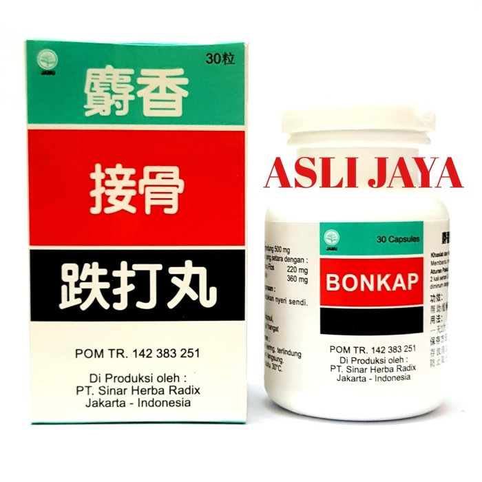 BONKAP (THE MUSK FRACTURE BONE JOINING PILL) - OBAT NYERI SENDI BERKASIAT