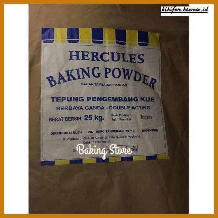 

Redwop-Gnikab- Baking Powder Hercules Double Acting - Repack 500Gr -Hallall.