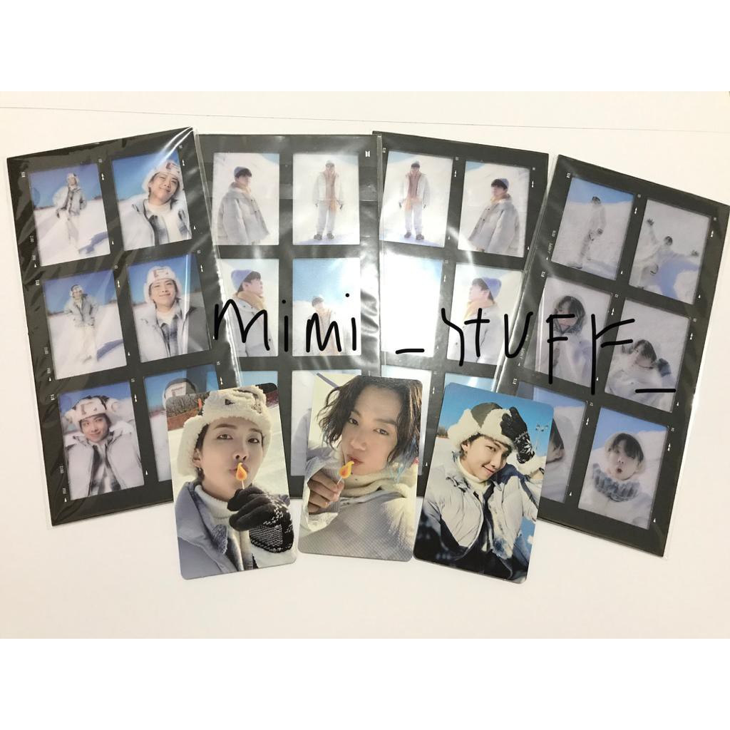 ❗SALE❗[READY STOCK] PC Photocard & 6-Cut Film Photo 2021 BTS Winter Package (SUGA/J-HOPE/NAMJOON/JUN