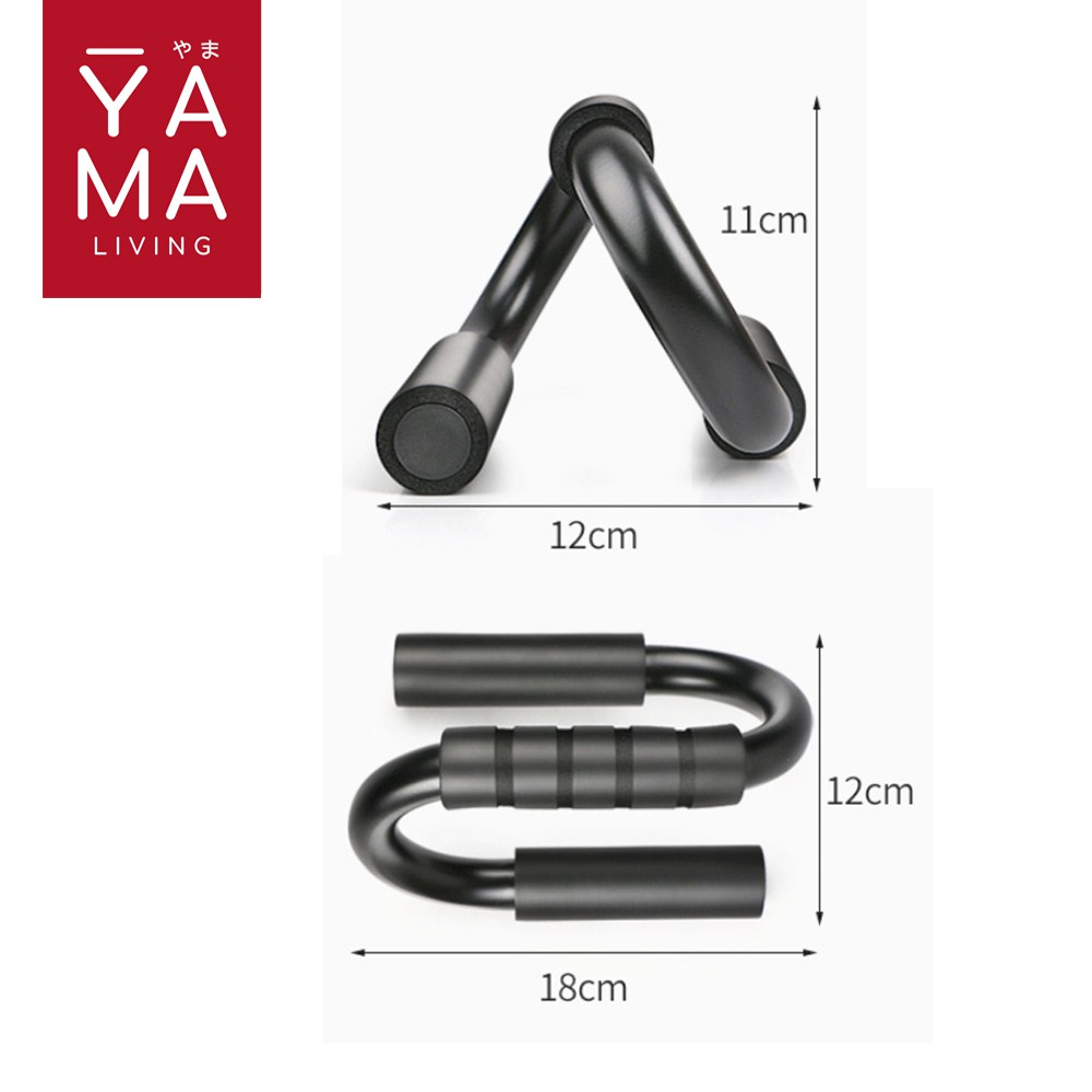 YAMA KYOGI Push Up Stand Bar Alat Bantu Push Up Bar Olahraga Fitness