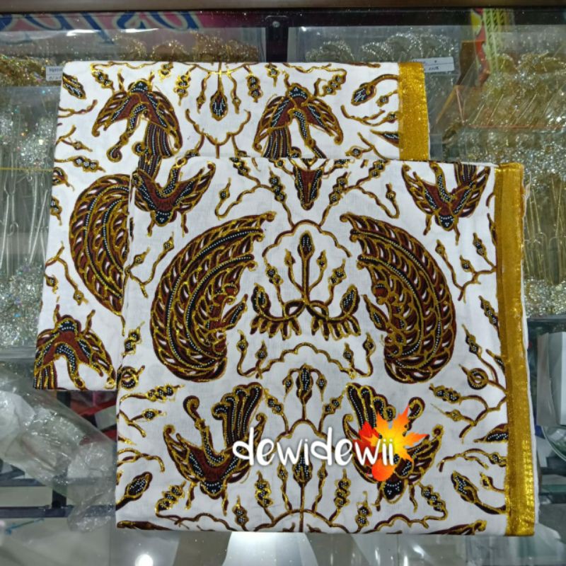 [Sepasang] Jarik Pengantin Prodo - Motif Sido Asih || Gold &amp; Silver