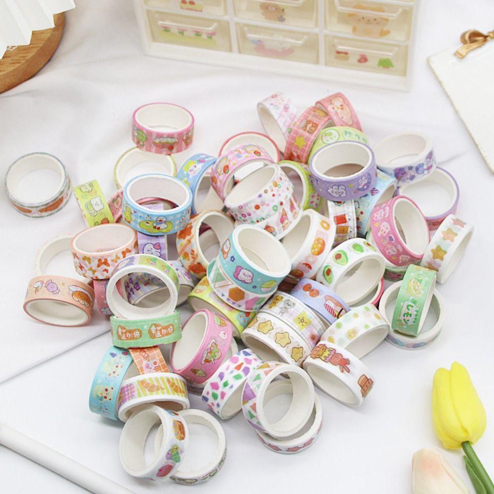 Nanas 60Rolls/Set Washi Tape Baru Kualitas Tinggi Scrapbooking Gadis Hati Kreatif Alat Tulis INS DIY Bahan