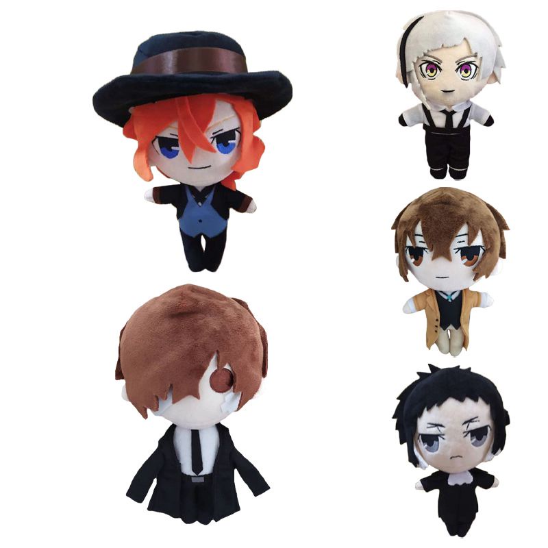 Bungo Stray Dogs Ryunosuke Akutagawa Boneka Boneka Desain Lucu Dan Berbulu