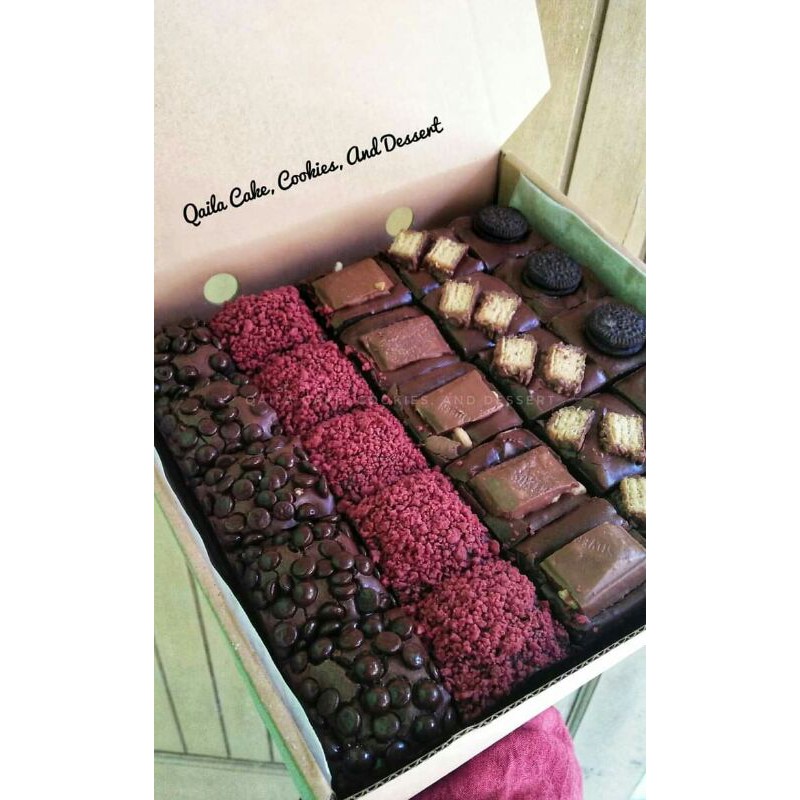 

Fudgy Brownies Qaila Cake
