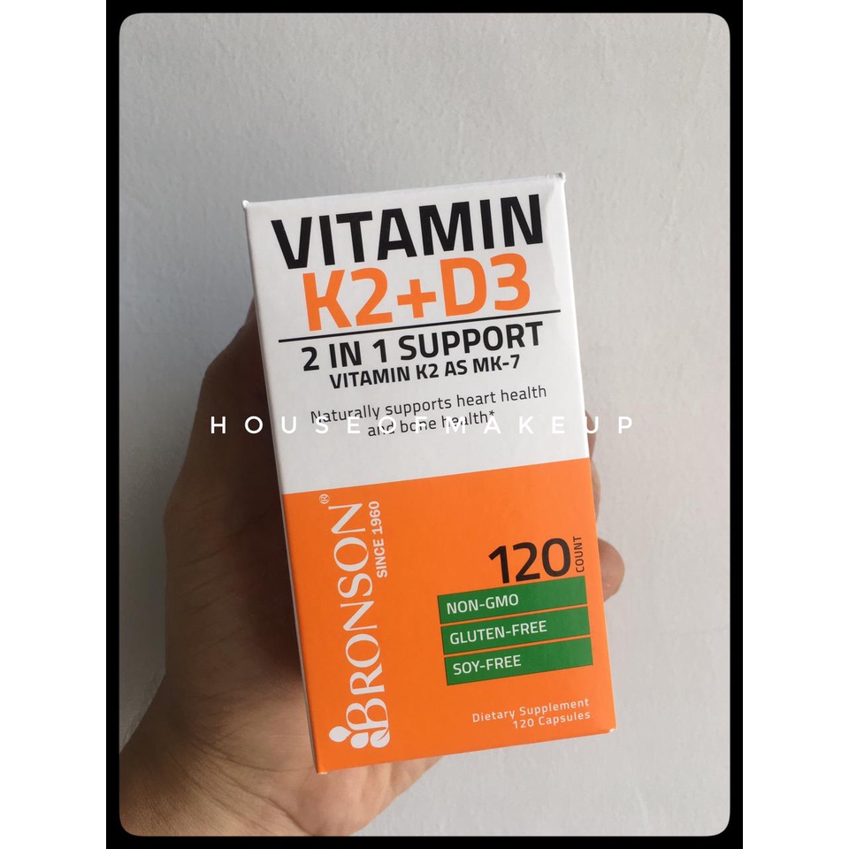Jual BRONSON Vitamin K2 MK7 Plus Vitamin D3 (5000 IU)
